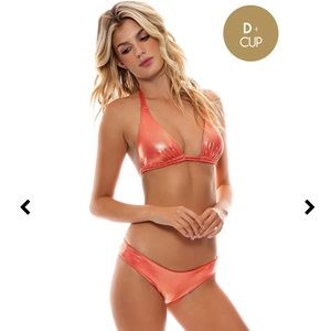 Luli Fama bikini with tags D cup top and small bottom